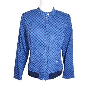 Isaac Mizrahi‎ Live Plaid Jacket Size 14